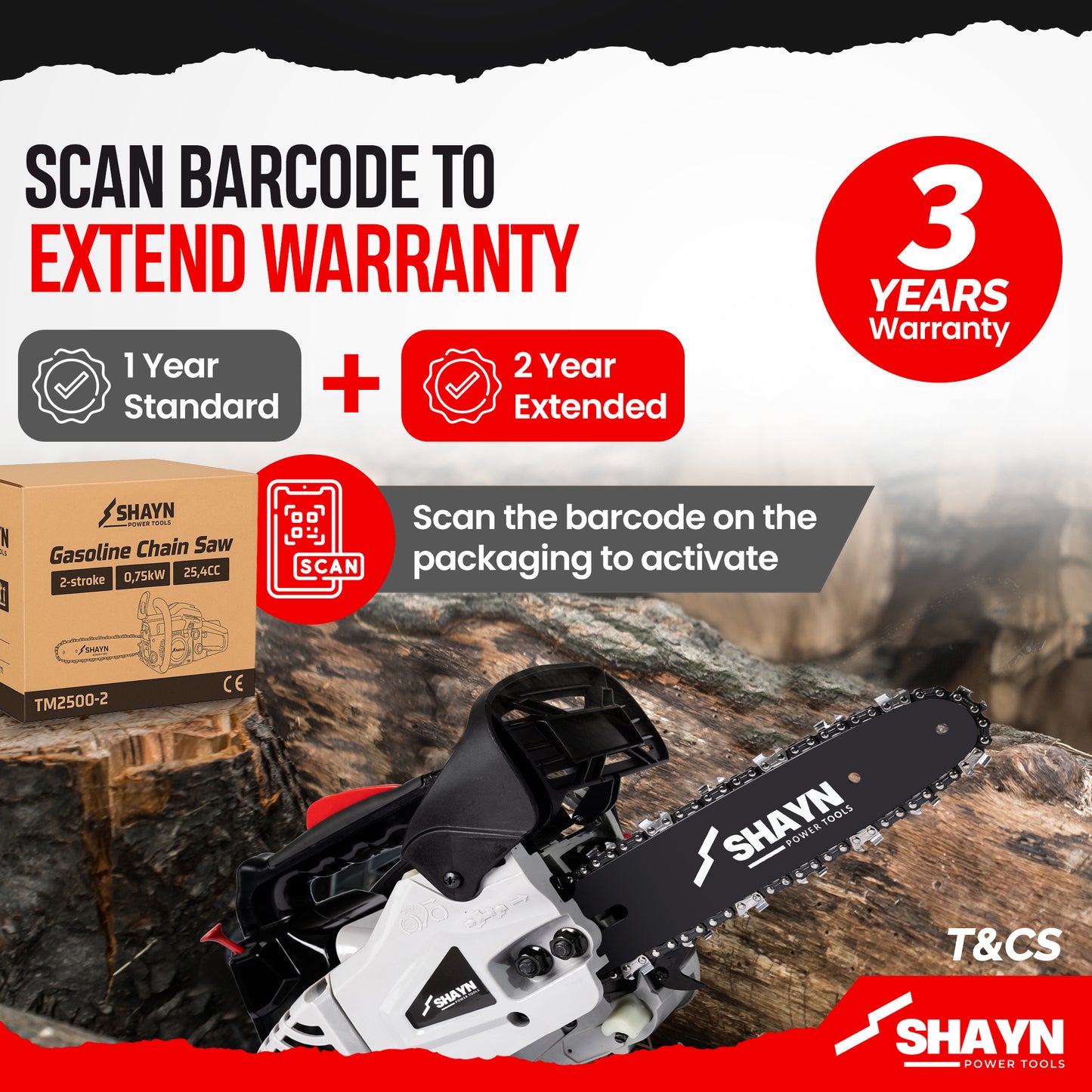 25.4cc Chainsaw Engine Body