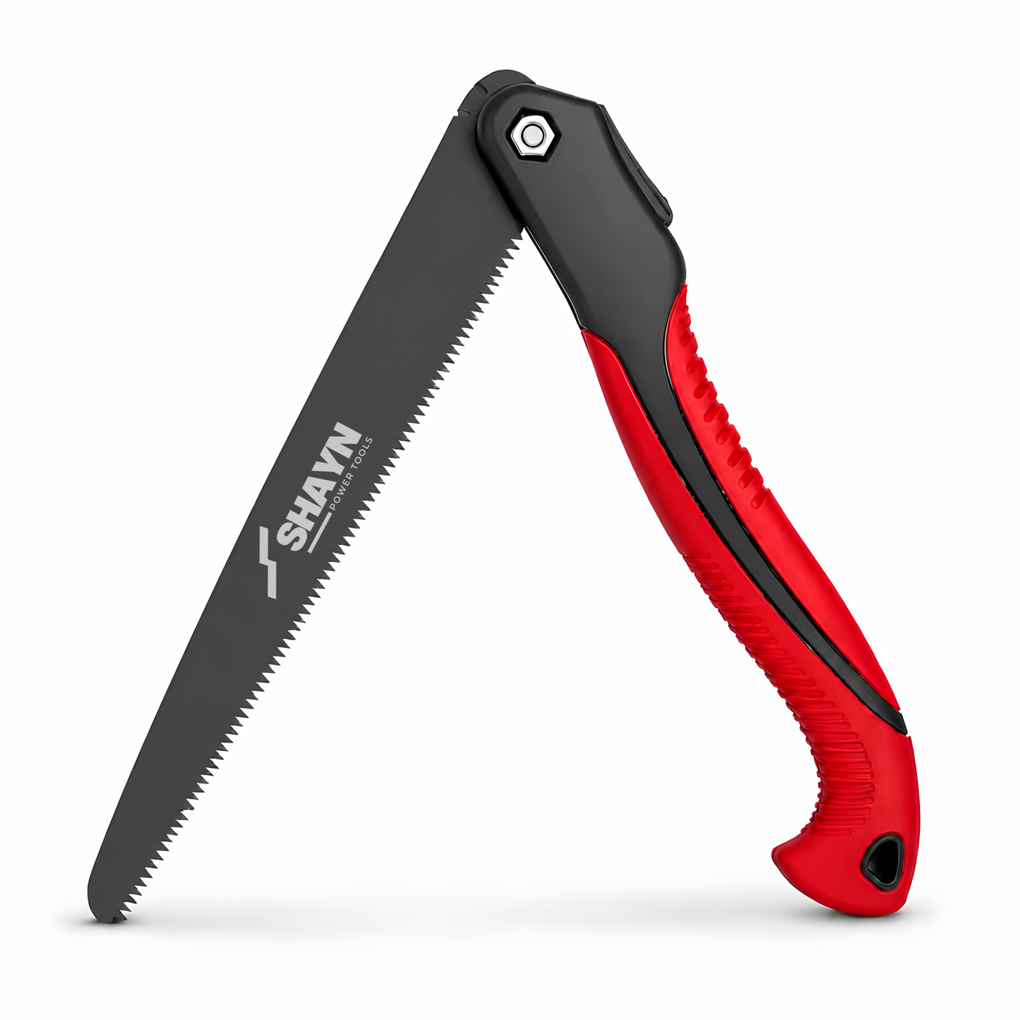 SHAYN 10” Folding Pruning Saw – Sharp Triple-Ground Blade, Locking Folding Hand Saw for Tree Branches, Gardening, Camping & Outdoor Use