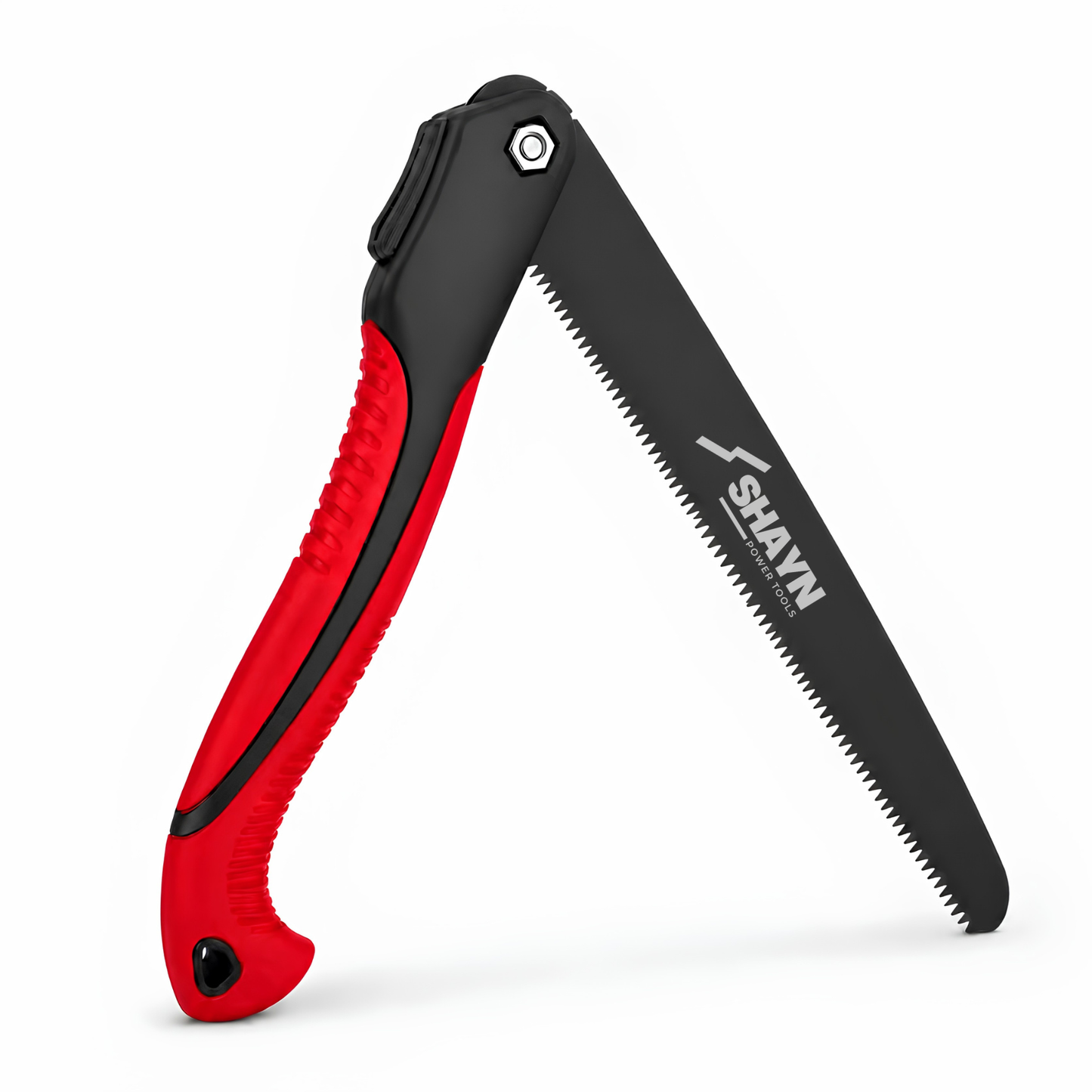 SHAYN 10” Folding Pruning Saw – Sharp Triple-Ground Blade, Locking Folding Hand Saw for Tree Branches, Gardening, Camping & Outdoor Use