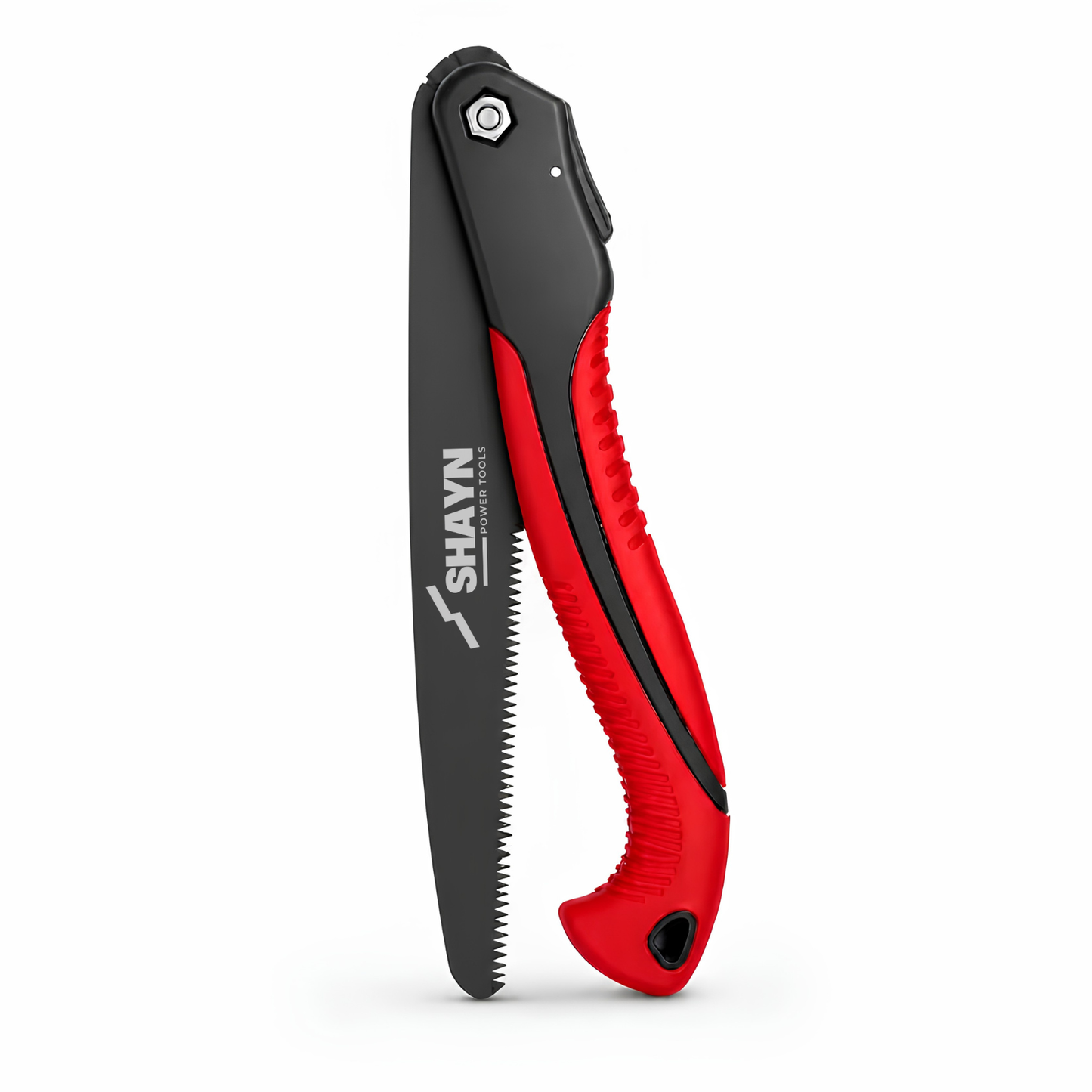 SHAYN 10” Folding Pruning Saw – Sharp Triple-Ground Blade, Locking Folding Hand Saw for Tree Branches, Gardening, Camping & Outdoor Use