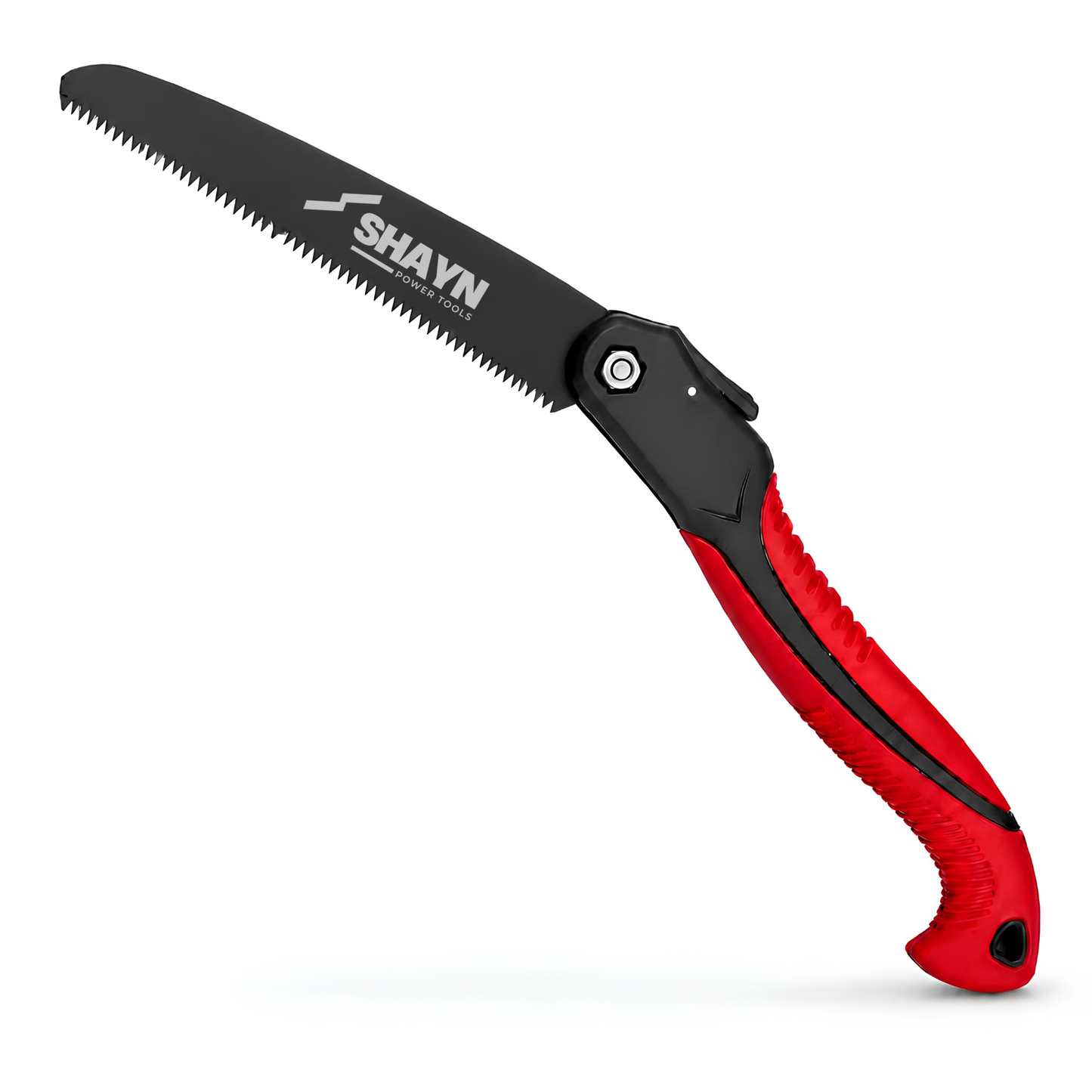 SHAYN 10” Folding Pruning Saw – Sharp Triple-Ground Blade, Locking Folding Hand Saw for Tree Branches, Gardening, Camping & Outdoor Use