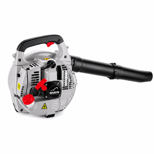 SHAYN 25cc Petrol Handheld Leaf Blower | Lightweight 2-Stroke Garden Blower | Easy Start | Powerful Airflow | Garden & Driveway Leaf Cleaner | 3-Year Support