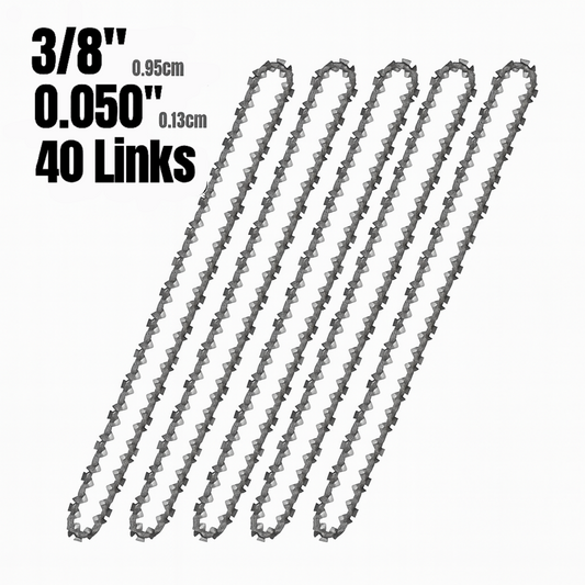 5 Pack of 10" Chainsaw Chains - 40 Link