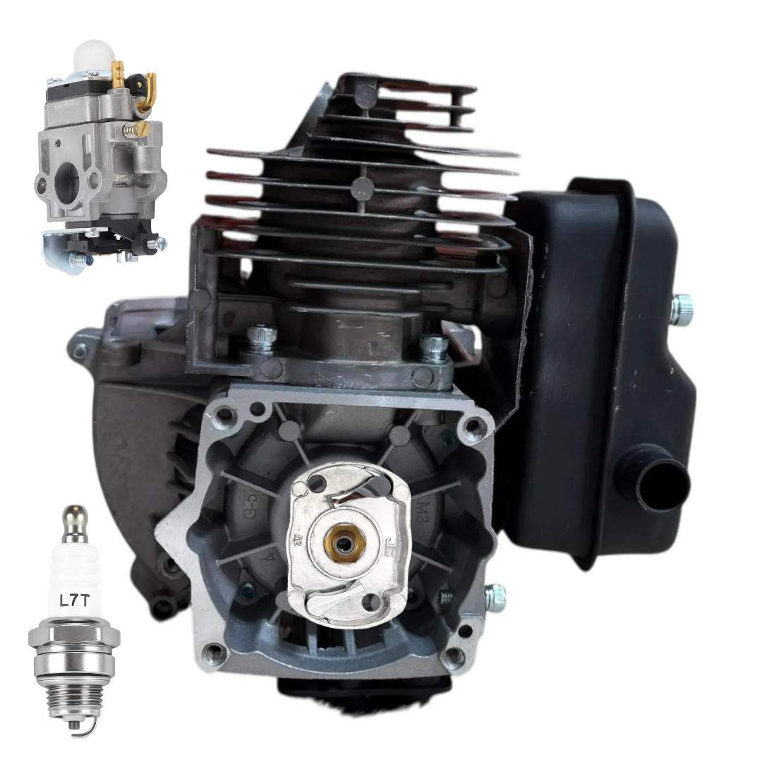 SHAYN 52cc 2-Stroke Petrol Engine – Strimmer, Brush Cutter, Auger & Tiller Replacement Motor