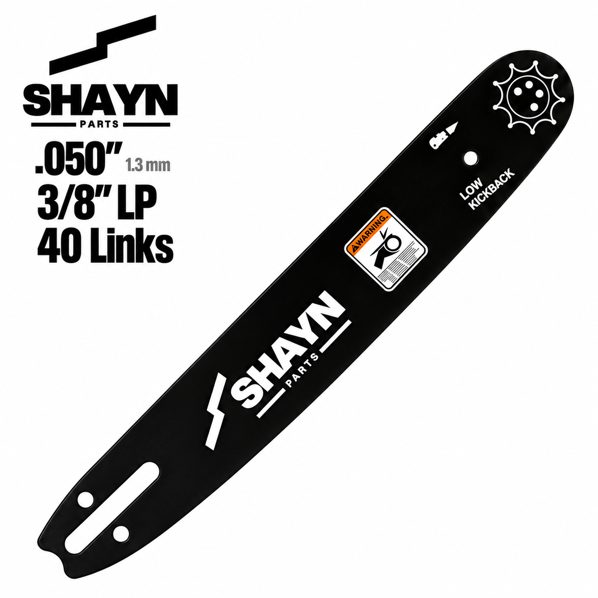 SHAYN 10 inch guide bar only 3/8LP .050 1.3mm 40DL